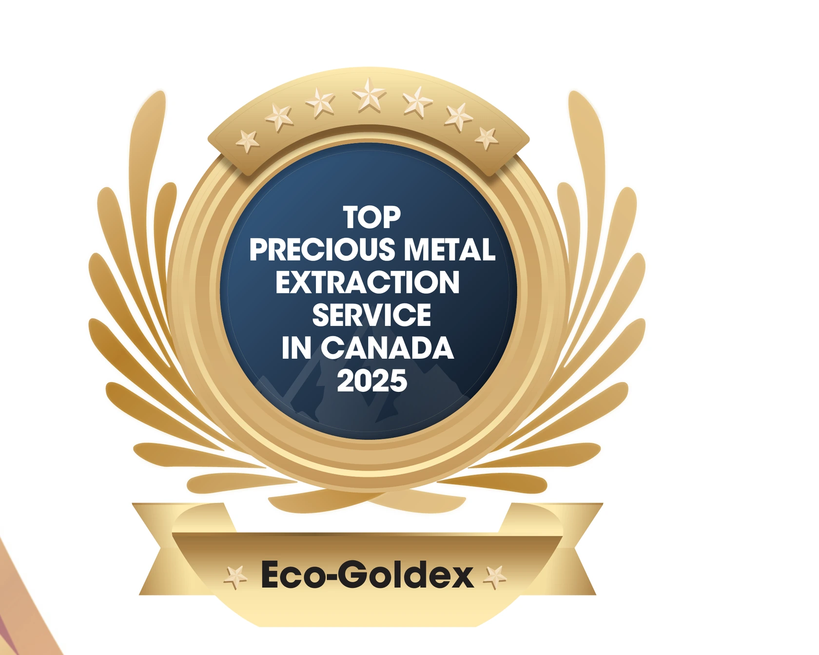 Eco-Goldex Top Precious Metal Extraction Service in Canada 2025 award